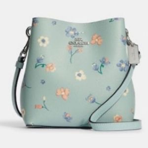Coach Mini Town Bucket Bag With Mystical Floral Print